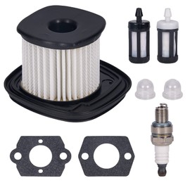 Mikatesi Air Filter Service Kit for Stihl BG86 BG86C SH86 SH86C BG56 BG66 Leaf Blower Replace OEM 4241 140 4400 4241 140 4404 4241 140 4403 - with Spark Plug Fuel Filter Primer Bulb Gasket Kit