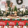 4 Pack Christmas Table Cloth Christmas Party Tablecloth Xmas Party