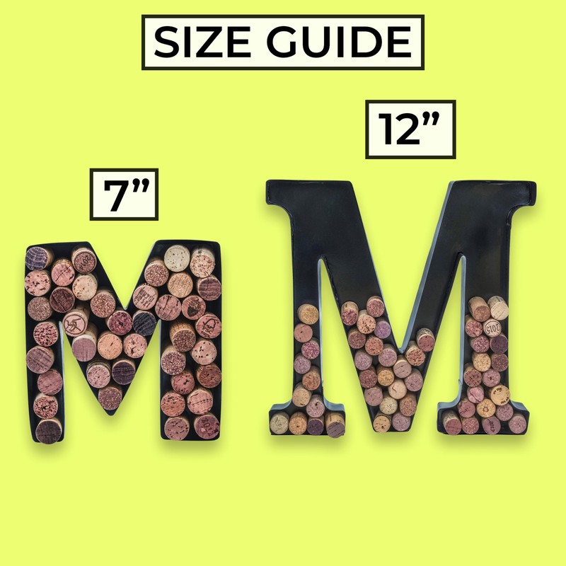 Made Easy Kit Metal Letter - Wine Cork Keepsake Saver