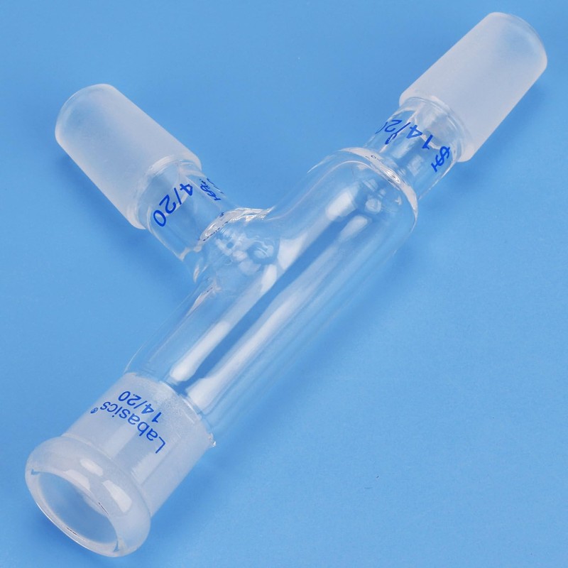 Labasics 3 Way Distilling Adapter with 14/20 Joints for Distillation