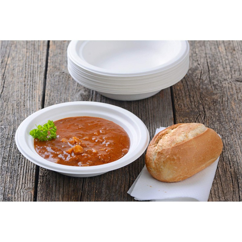 GRÄWE Soup Bowls 25 Pieces Made of Sugar Cane 350