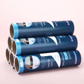10 inch Mega Lint Roller Refills Compatible with Evercare Smart Design Layers Large Mega Lint Rollers and More, 50% More Pickup, 60 Sheets per Refill, Pack of 6, 360 Sheets Total