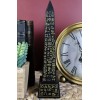 Ebros Egyptian Temple of Ra Gold Black Luxor Obelisk With
