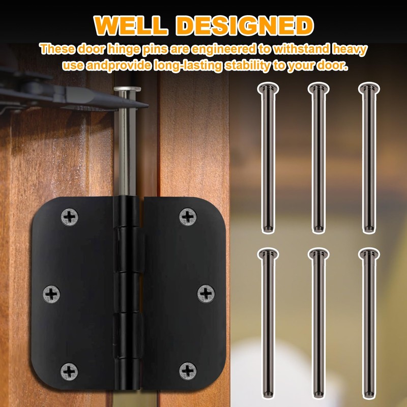 Hinge Pins for Doors 3.5'' Oil Rubbed Bronze Door Hinge