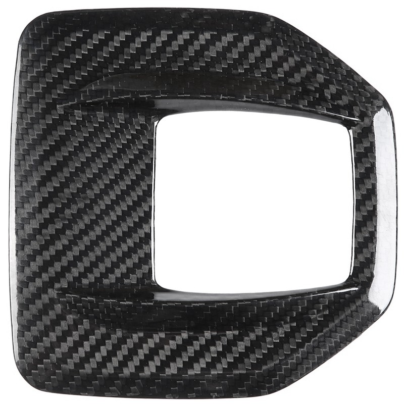 Carbon Fiber Center Console Gear Shift Panel Cover Trim for