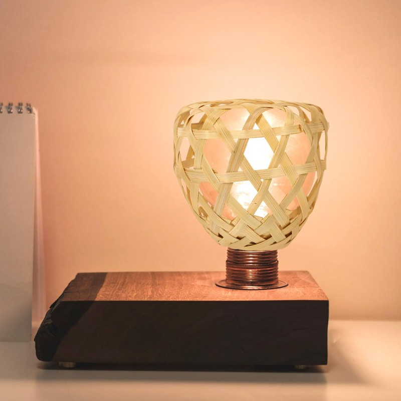 SUPVOX Rustic Style Lamp Shades 4pcs Bamboo Lampshade for Home