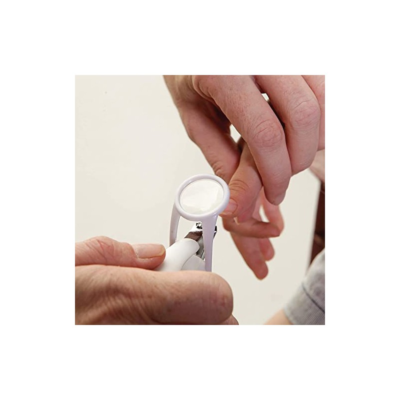 Dreambaby Cortauñas con lupa para niños, corte preciso y seguro,