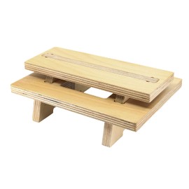 Teak Tuning Picnic Table Ramp, 7.5" Long, 5.5" Wide, 2.75" Tall