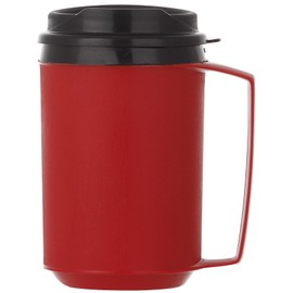 ThermoServ Foam Insulated Mug, 12-Ounce, Red