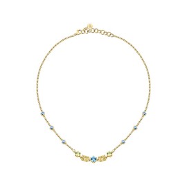 Morellato SAVY05 Women's Necklace in Steel, Brass, Zircon, Crystals, Alloy Steel, Zirconia, zirconia