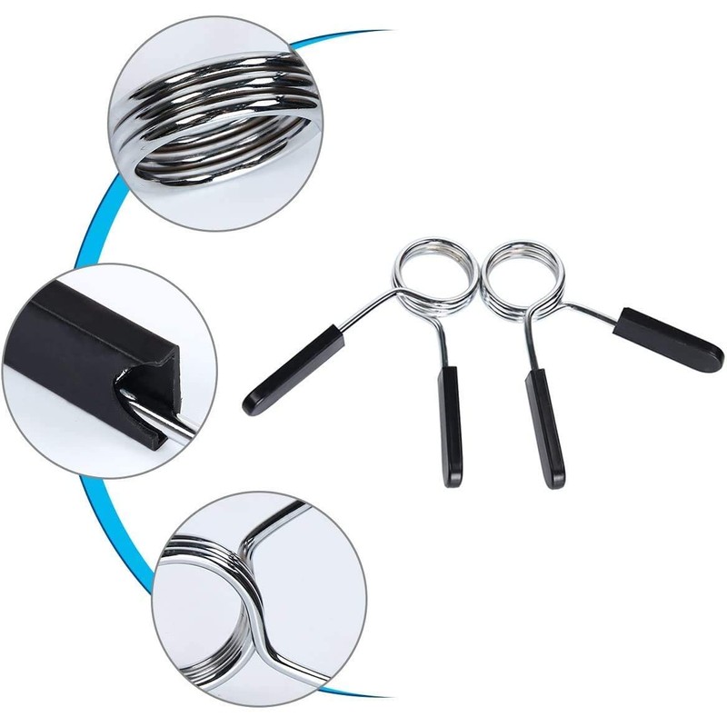 Voarge Dumbbell Bar Spring Lock Pack of 4 Weight Lever