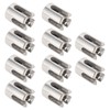 10Pcs Wire Rope Trellises Cross Clip Stainless Steel Cable Railing