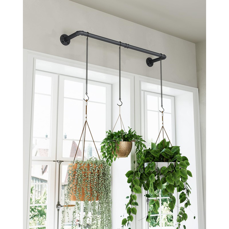 SOFITORG Plant Hanger Indoor, Hanging Planters Rod for Indoor Plants
