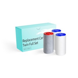 Replacement Filters for Weddell Duo Shower System - Efficient Reduction of Chlorine, Contaminants & Hardness | Enhance Skin and Hair Health with Every Shower (1Red+2Blue)