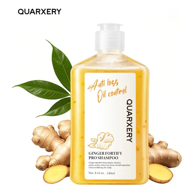 Quarxery Champú De Jengibre Anticaída - Limpieza Profunda