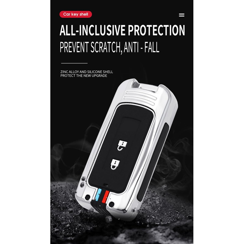 ontto Zinc Alloy Car Key fob Cover case Fit for