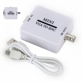 SAIZHUO Mini VGA to BNC Converter, 1920 x 1080@60Hz, Suitable for Home Audio and Video Equipment