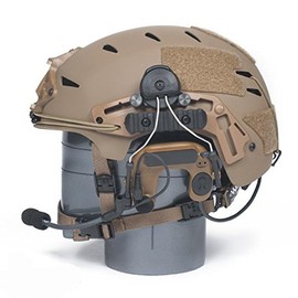 DLP Tactical Peltor Comtac Headset Adapter – M-LOK ARC Rail Mount for Team Wendy & MTEK Flux Helmets – No-Headband Comms Upgrade – Swivel Mount – Fits 3M Peltor & Similar (Black)