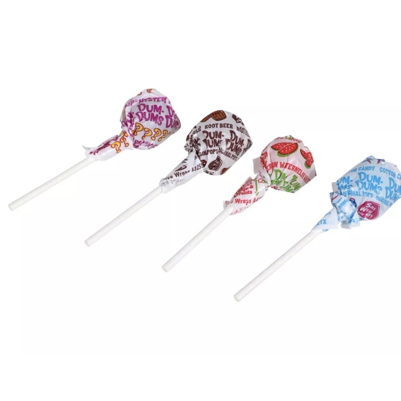 Dum Dums Original Mix Lollipops 4.8oz-Free From Mayor Allergens. Bonus