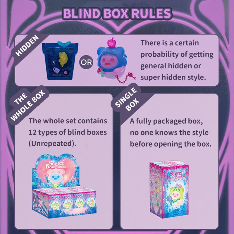 BEEMAI Ghost Bear The Secret Bear Garden Series 12PC Random