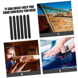 iplusmile 36pcs Fine Grit Sanding Sticks Coarse Sanding Twig for Models Car Parts Polishing Wand