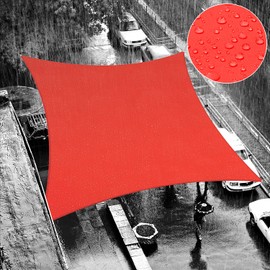 ShadeMart 4' x 20' Red Waterproof Shade Sail Rectangle Sun Shade Sail 95% UV Resistant Canopy Awning Shelter Custom Size Sunshade for Backyard Patio Deck Balcony Pergola Garden