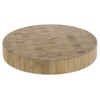 American Metalcraft B10 Serving Board, Bamboo, Round, 10" Dia., 3-1/2"