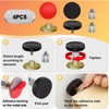 4 Pack Headboard Stoppers, Adjustable Bed Noise Stopper for Wall,