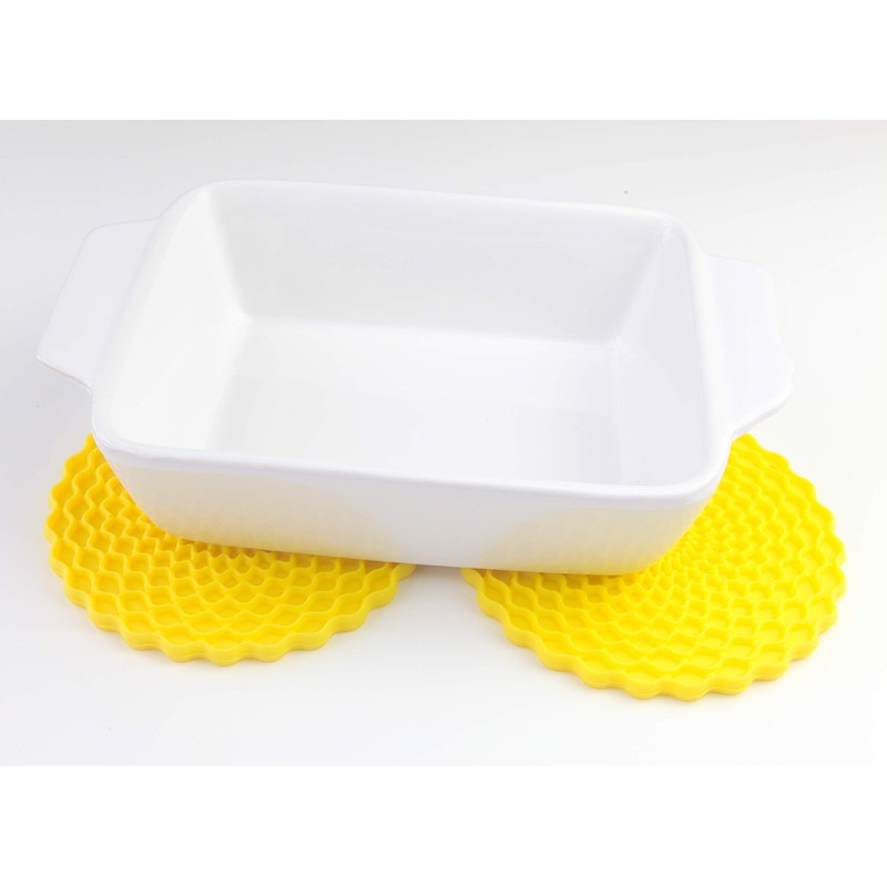 Yellow Drinks Coasters Set of 6 by Stone & Thyme