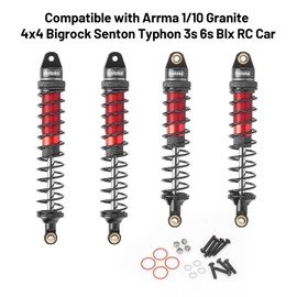 daitoku Shock Absorber Front & Rear for Arrma 1/10 Granite 4x4 Bigrock Senton Typhon 3s 6s Blx