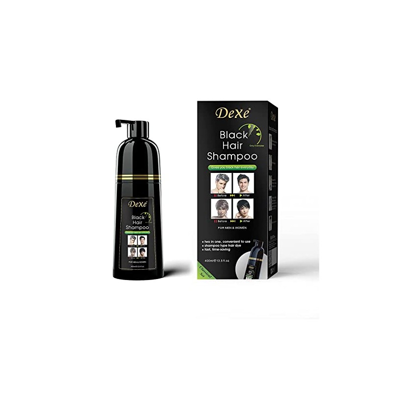 Champú para teñir el cabello Dexe de 14,1 onzas líquidas,