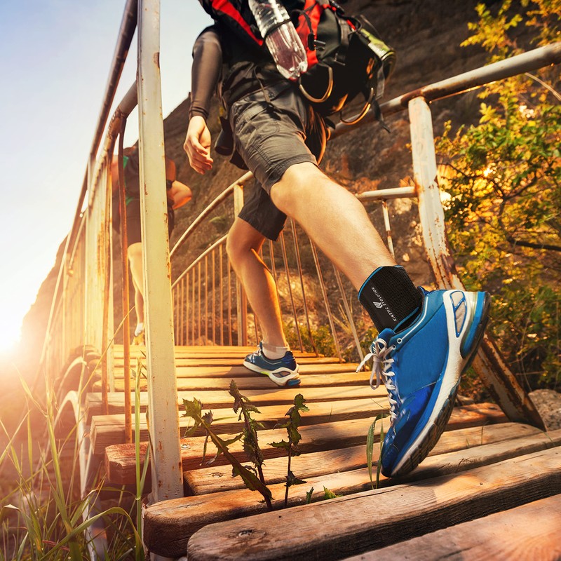 KINETIC EVOLUTION Adjustable Foot Brace Provides Elastic Ankle Protection for