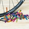 Granite Juicy Nipple Valve Caps and 44mm Colour Coordinated Presta