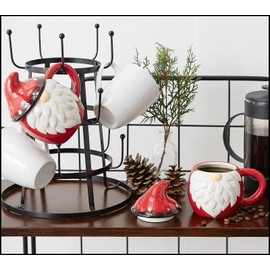 Design Imports NEW RARE Design Imports  Santa Claus Gnome Mug 12 OZ Ceramic Christmas