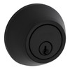 Weiser Safelock Matte Black Round Deadbolt Lock, ANSI/BHMA Grade 3