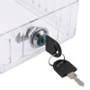 Large Clear Acrylic Thermostat Guard Cover with Lock Prevents Tampering/Damage