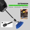 SWAWIS 9-Piece Nylon Brush Set, 75 mm Disc Brush, Cup