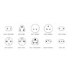 International Power Adapter Travel Plug with 4 USB Ports for