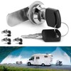 4Pcs Cam Lock, Cabinet Lock with Key Keyed Alike Tubular