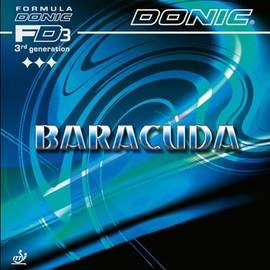 Donic Baracuda table tennis rubber, red, 1.8 mm