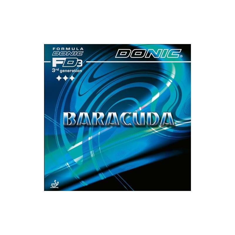 Donic Baracuda table tennis rubber, red, 1.8 mm