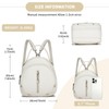 Miss Lulu Waterproof PU Leather Women's Backpack - Lightweight Small