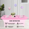 IVAPUPU 6FT Table Cloth for Rectangular Fitted Events - Stretch