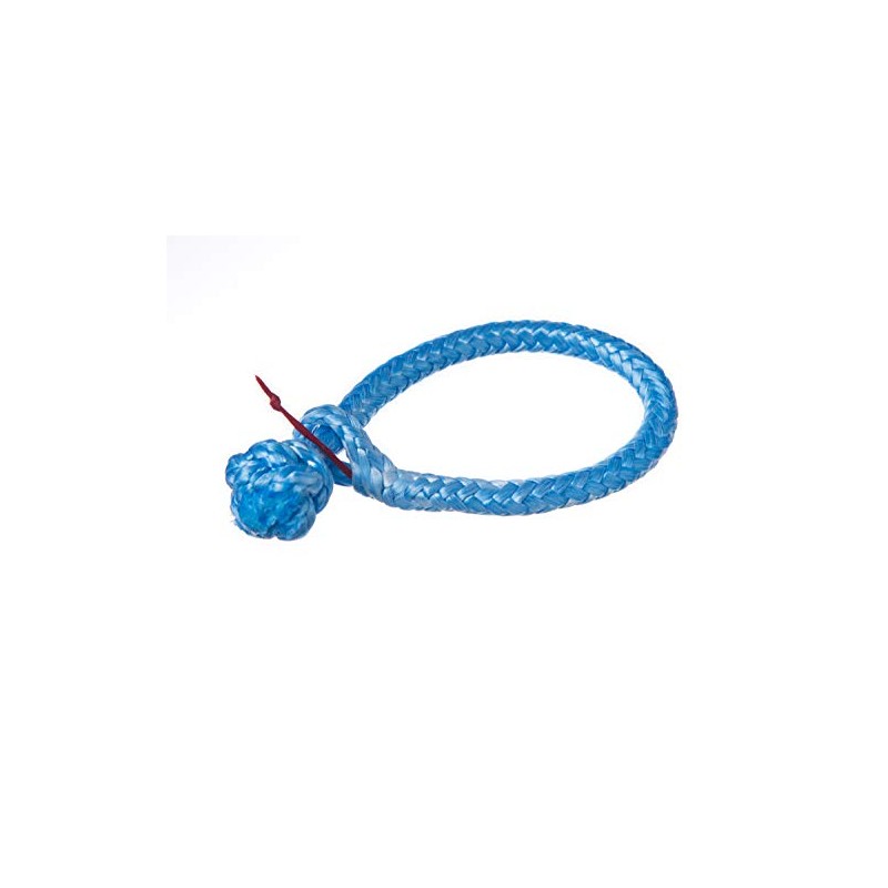 New Marine Dyneema rope shackle, 5 mm, blue, breaking load