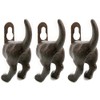 Heavy Cast Iron Dog Wall Hook Antique Look 8.5 cm