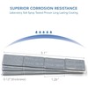 CKAuto 1/2oz, 0.5oz, Ultra Slim Low Profile, Grey, Adhesive Stick