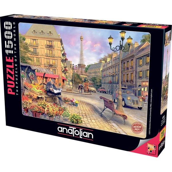 Anatolian Paris Street Life Jigsaw Puzzle (1500 Piece)