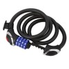 Bicycle Cycling Riding Steel Cable Lock Four digit Light Password