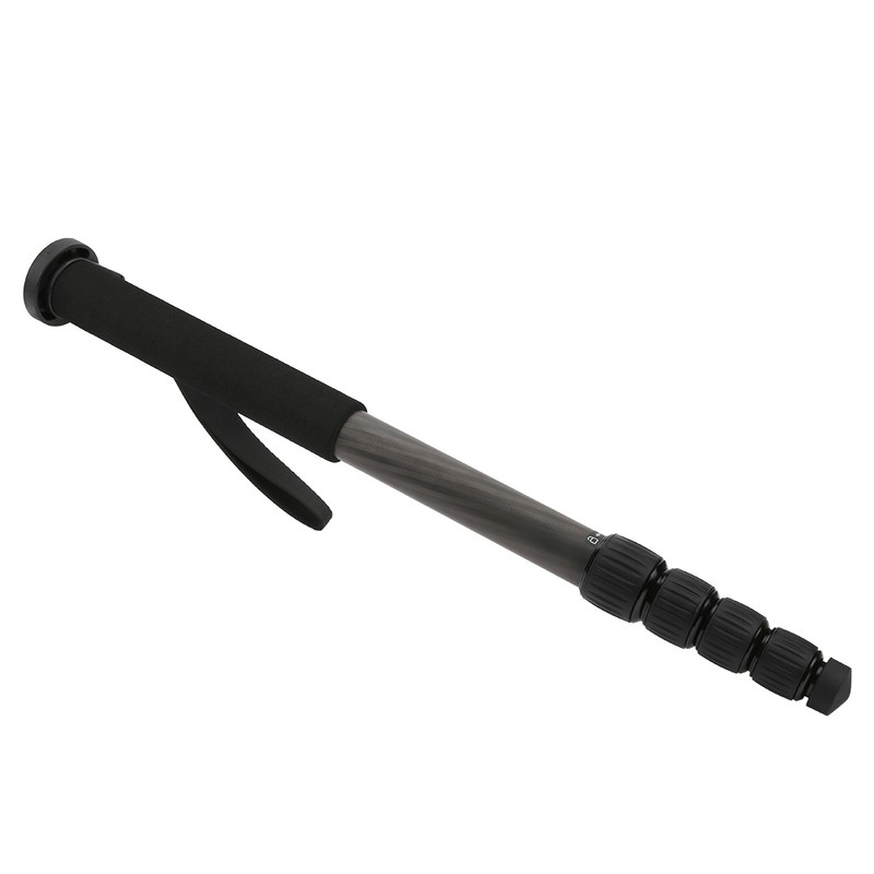 C-333 Carbon Fiber Portable Outdoor Telescopic Monopod Tripod Mountaineering Cane