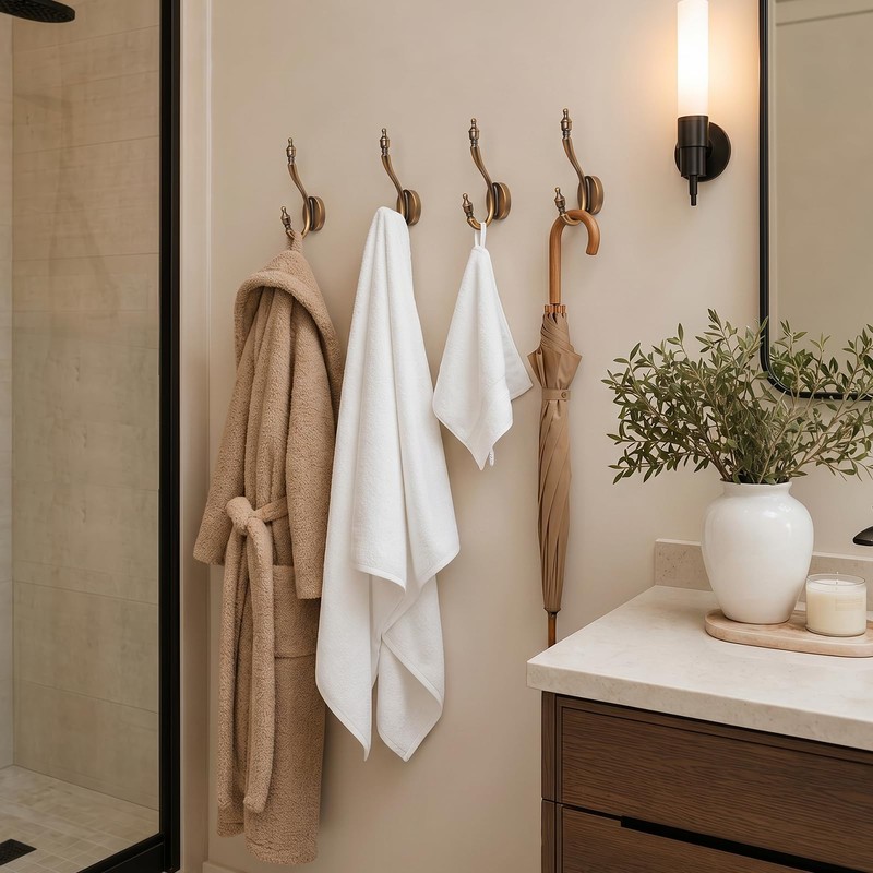 Ruiziiz Towel Hooks wall Hooks Heavy Duty Rust Resistant Wall